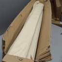 12mm King Size Vertical Bed Slats, 76 x 80'' Fabric Covered Bunkie Board King Size, Mattress Support Wooden Bunkie Board with Cover for Metal Frame Low Profile Beds Support, Platform Beds and Couch