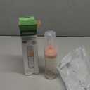 Haakaa Silicone Baby Food Dispensing Spoon Feeder 4oz - Infant Squeeze Cereal Feeder, Baby Fresh Food Feeder, Feed Bottle for Puree, Solid Baby Food, BPA Free, 4m+ Babies – Peach