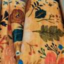 Amazon.com: RELEANY Floral 5x7 Area Rug Machine Washable Soft Print Boho Carpet Non Slip Doormat Low Pile Flower Area Rugs for Living Room Bedroom Nursery Kitchen Dining Room Indoor-Yellow/Orange : Home & Kitchen