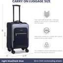 LOVEVOOK Carry On Luggage 22x14x9 Airline Approved,20 Inch Carry-on Suitcase for Women,Softside Suitcases with Wheels,Rolling Checked Luggage with TSA Lock,Lightweight Travel, 20 inch-carry-on-1pc