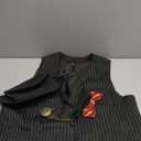 1920s Men's Costume Gatsby Cosplay Roaring 20s Gangster Accessories Set (X-Large, Z3529bktw)