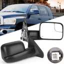 A Pair Heated Towing Mirrors Fit For Dodge For Ram 1500 2500 3500, 55 cm x 33 cm x 30 cm
