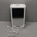 NineSky Dehumidifier for Home, 95 OZ Water Tank, (1000 sq.ft) Dehumidifiers for Bathroom Bedroom Basement with Auto Shut Off,7 Colors LED Light(White)