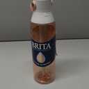 Brita Hard-Sided Plastic Premium Filtering Water Bottle, BPA-Free, Reusable, Replaces 300 Plastic Water Bottles, Filter Lasts 2 Months or 40 Gallons, Includes 1 Filter, Blush - 26 oz.