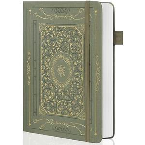 TIEFOSSI Bullet Dotted Notebook, 160gsm Thick Paper, Hardcover Dot Grid Journals for Women Men, 192 pages, for Travel, School and Office Use