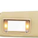 Left Driver Side Sun Visor Fit for Honda CRV CR-V2017 2018 2019 2020 2021 2022, Replace 83280-TLA-A12ZB Beige