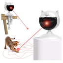 Potaroma Interactive Cat Laser Toys, Clamp Design, Smart Sensor Motion Activated Truly Random Trjajectory, Automatic Chargeable Kitten Toy Indoor Exercise, Ivory