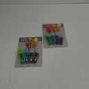 Brite Concepts Set of 7 Colorful Magnetic Multi-Clips to Hang Documents or Close Bags #16499, 1 Pack of 7 Clips 2 Pack