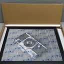 Americanflat 16x20 Picture Frame with Polished Plexiglass - Black Picture Frame - Wide Photo Frames Made of Engineered Wood for Vertical or Horizontal Wall Display - Epic Collection - Black