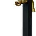 Liberty Garden 114 Garden Hose Hanger Spigot Post, Black