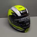 LEM Modular Motorcycle Helmets Fiberglass, Full Face Motorcycle Helmet Flip Up for Touring, DOT Certified, Release Sun Visor & Removable Comfort Liner, Lightweight Street Bike Helmet (Yellow, S)