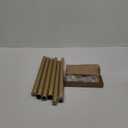 OLV Gold Curtain Rods for Windows 48 to 84 Inch, 1 Inch Adjustable Heavy Duty Decorative Window Treatment Rods with Modern End Cap Design, Easy Install Drapery Pole for Living Room, Bedroom, Kitchen (36''-88'' (1 Pack))