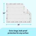 Medline Ultrasorbs Drypads, 30" x 36", 25 Count, Super Absorbent Disposable Bed Pads, Large Incontinence Bed Pads, Chucks Protective Underpads, 10 Times More Absorbent, For Adults, Elderly (White)