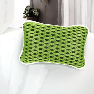 Luxury Bath Pillows for Tub, Slip Resistant Waterproof Bath Pillows for Tub Neck and Back Support with 2 Strong Suction Cups, Relaxing Spa Essentials (Green)