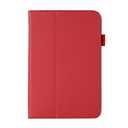 All-New Kindle Fire 7 (12th Generation, 2022 Release) Smart Cover, Ultra Slim Lightweight Folio Stand Auto Sleep/ Wake Up Leather Case for New Fire HD7 12th Gen 2022 (Li-Red)
