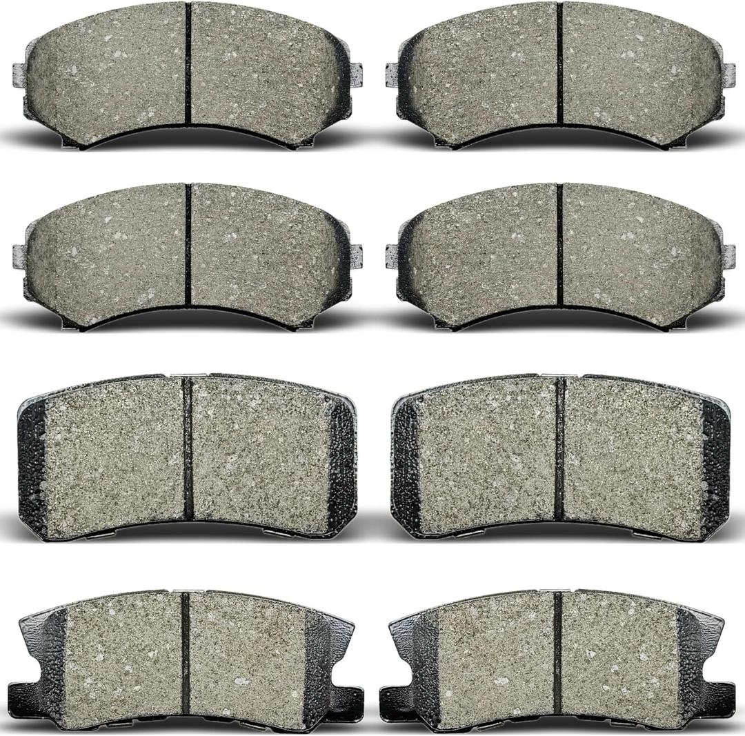 D867 D868 Front Rear Brake Pads Set Fit For 2004-2011 For Mitsubishi Endeavor,for 2001-2006 Montero