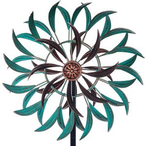 VEWOGARDEN 360° Outdoor Wind Spinner, Wind Sculpture Spinner with Metal Stake, Yard Art Decor for Patio, Lawn & Garden 63 * 13