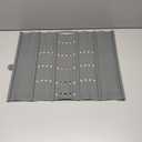 Bathroom Sink Cover for Counter Space, Foldable Silicone Sink Mat Makeup Organizer Mat Space Saver, Womens Gifts for Valentines RV Camper Travel Must Haves Accessories, Grey (Gray)