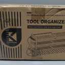 KAFAHOM Power Tool Organizer with Charging Station.Garage 8 Drill Holder Built in 8 Outlets Power Strip,Tool Storage Shelf Wall Mount,Tool Battery Organizer with Screwdriver/Hammer/Air Tool Rack