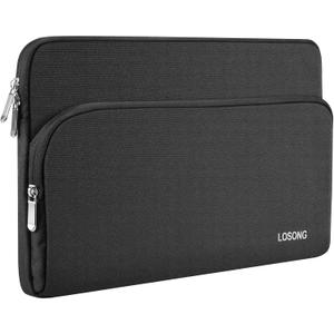 Portable Monitor Case 15.6 Inch, Protective Carrying Sleeve Storage Bag, Display Bag with Accessory Pocket for 15.6 Inch Portable Monitor, Size-15.3"x9.9" Black