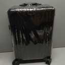 20" Full Aluminum Carry On Luggage, Hardshell Suitcase, Black, 21.26“ x 14.57” x 9.25"