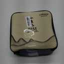 LURRIER Porcelain Chinese Gongfu Tea Set, Portable Teapot Set with 360 Rotation Tea maker and Infuser, Portable All in One Gift Bag for Travel, Home, Gifting, Outdoor and Office (Floral White)