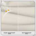 Cethytirko 14 Piece Outdoor Patio Waterproof Cushion Covers, Fits 6-Seat Wicker Rattan Sectional Couch Chair Furniture Cover Replacement Set - Fade-Resistant Patio Cushion Covers with Zipper