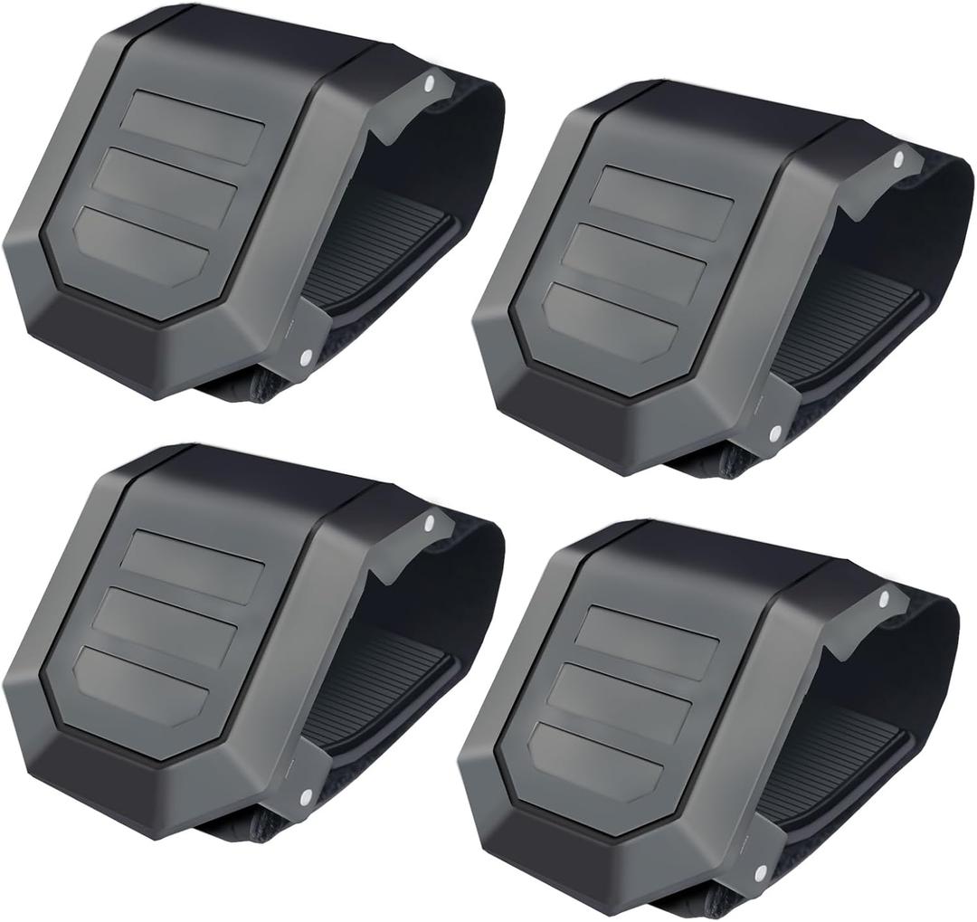 StarknightMT 4PCS UTV Windshield Clamps- Adjustable Universal Windshield Clamp Strap Kit Compatible with Polaris RZR Ranger General Maverick x3 Commander Defender Teryx Talon Pioneer Uforce