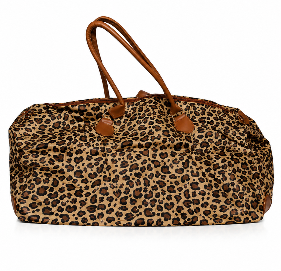 Large Bag For Woman With Leopard Print