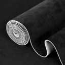 Suede Headliner Fabric for Car Roof 72"x60", 1/8" Foam Backed Black Suede Headliner Material, Soft Touch, Anti-Sag, Soundproof, Flame-Retardant Automotive Upholstery DIY Replacement