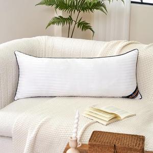 JOJOGOGO 14x36 Pillow Insert Long Lumbar Pillow Insert for Bed 1 Pack, 14 x 36 Decorative Body Pillow Synthetic Down Alternative Long Throw Pillow Inserts for Living Room Couch Bed Sofa (36" x 14" (Pack of 1), 14x36 Indoor Pillow Inserts Set of 1 (Not Waterproof))