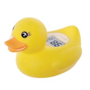 Dreambaby Duck Baby Bath Thermometer - Instant Read Digital Thermometer for Water and Room Temperature - Floating Baby Bath Toy - Newborn Must-Have (1 Count (Pack of 1))