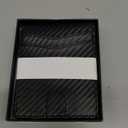 GNDR Wallet For Men RFID Blocking Leather Black Wallets Bifold Carbon Fiber Front Pocket Card Holder Mens Accessories With Gift Box