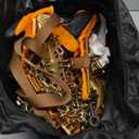 Thickened Snow Chains, 6 Pack Tire Chains for Truck SUV in Snow, Ice, Sand and Mud (Tire Width 195-225mm)