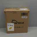 CUYOCA Storage Ottoman Bench Foldable Seat Footrest End of Bed Ottoman with Flipping Lid for Living Room, 75L, 30 inches Linen Fabric Beige