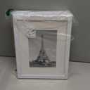 Upsimples 8x10 Picture Frame Set of 5, Display Pictures 5x7 with Mat or 8 x 10 Without, Wall Gallery Photo Frames, White