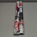 2 x Halloween Skull Floral Peel and Stick Wallpaper Red Sugar Skull Floral Gothic Wallpaper Vinyl Removable Self Adhesive Wall Paper for Bedroom Cabinets Accent Wall Decorations 17.3"x118"