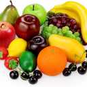 20 Pieces Fake Fruit, Artificial Fruit Decor That Look Real, Faux Fruit for Decoration Party Kitchen Table Centerpiece, Photography Props Fruits Display, Fake Apples, Grapes, Lemon, Oranges