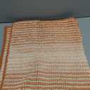 BSICPRO Bath Mat, Non Slip 20 x 32 Inches Water Absorbent Chenille Bathroom Floor Mat Machine Washable (Pumpkin Orange)