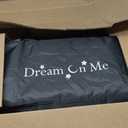 Dream On Me Zodiak Baby Playard, Breathable Mesh Sides, Soft Comfortable Mattress, Quick & Easy to Fold with Travel Carry Bag, Compact Space Saving Design - Grey/Green