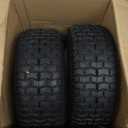 13x5.00-6 Rubber Lawn Mower Tire and Wheel, 2 Pcs Replacement 13x5-6nhs Riding Mowers Lawn Pneumatic Tire with Bearing Bore 3/4" & 5/8", 3" -4.5" Centered Hub