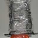 Nuovoware 3-Tier Liquor Cabinet with Wine Rack, Freestanding Liquor Stand with 8-Bottle for Mini Bar, Versatile Wine Rack Freestanding Floor with Tabletop and 8 Glass Holders, Black+Retro Brown