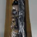 Curtain Rods for windows 28-78 inch, 5/8 inch Decorative Matte Black Splicing Heavy Duty Metal Curtain Rod set with Brackets