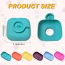 Silicone Popsicle Holder and Sleeves, Reusable Ice Pop Sleeves for Toddlers, No mess Ice Cream Holder for Summer and Birthday Party, Adjustable Clips, Dishwasher Safety, 12pcs, 3-in-1 (6PCS)