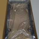 2 Pack License Plate Covers Frames : Rust-Proof Car License Plates Shields Holder -with Screw Caps - Clear License Plate Protector for US Standard Cars (Grizzly)