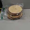 FSWCCK 6 Pack Nature Unfinished Round Wood Slices, 7-8 Inches Wooden Circle, Large Wood Slabs for Weddings, Centerpieces Decor and DIY Painting Crafts