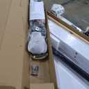 FREDBECK 32X84(Double 16x84) White Bifold Barn Door Sliding Folding Doors with 36" Hardware Track Kit Included,Solid MDF with Water-Proof PVC Surface for Closet,Assembly Required