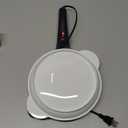 Gourmia 8 Electric Crepe Maker  Nonstick Ceramic Surface, One-Touch Operation, Includes Batter Tray, Compact & Easy to Clean, Crepe, Pancake & Tortilla Maker