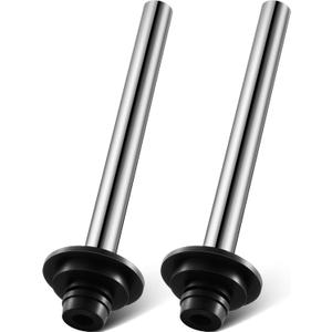 Tandefio 2 Pcs Universal Sink Overflow Pipe Stainless Steel Sink Stopper Strainer Pipe Overflow Plug Bathroom Pipes Fittings for Commercial 1", 1-1/4", 1-1/2" Drain