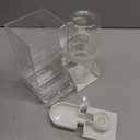 No Mess Bird Feeder Water Dispenser Set, Parakeet Cage Accessories, Bird Feeder and Waterers in Cage for Cockatiels, Finches, Lovebirds, Budgies, Canaries